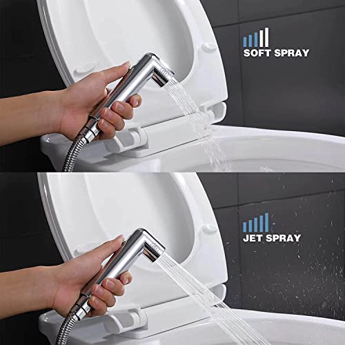 Bum Buddy: The Bum Gun Bidet, Handheld Magnetic Bidet Sprayer Kit for Toilet, Adjustable Water Pressure Bidet Sprayer, Cloth Diaper Cleaner Set, Feminine Wash, Nylon Nut, Cone Washers, Leak Free, ECO - Image 5