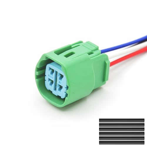 ALFOCI 4 Pin Alternator Regulator Repair Harness Connector for Honda Acura Toyota Camry 24L D4D Engines Fit for 20062015 Toyota Lexus Scion Nissan Dodge Replaced OE 9098011964 Green - Image 1