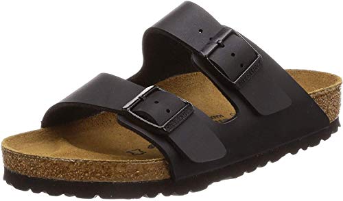 Birkenstock Unisex's Open-Back Sandal, Black, US 7.5 - Image 1