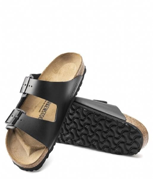 Birkenstock Unisex's Open-Back Sandal, Black, US 7.5 - Image 3