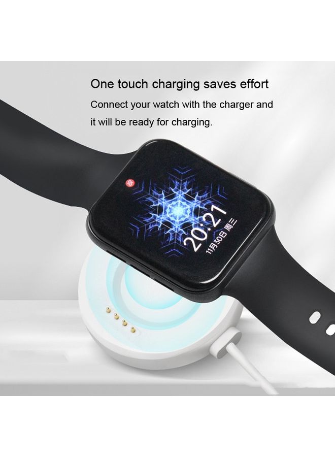 بيوينتي For OPPO Watch 2 Watch USB Port Magnetic Charger Charging Cable(White) - Image 3
