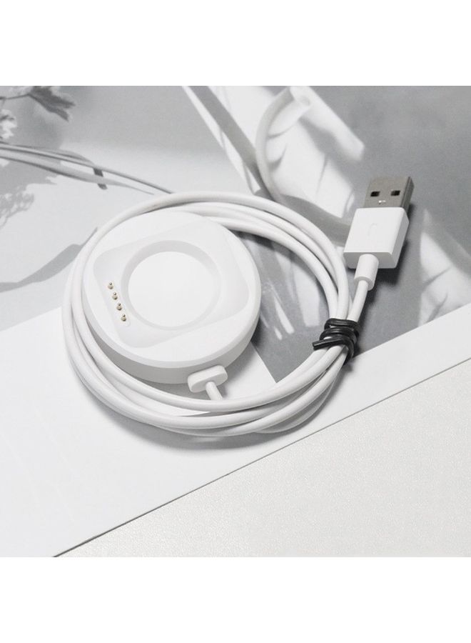 بيوينتي For OPPO Watch 2 Watch USB Port Magnetic Charger Charging Cable(White) - Image 1