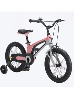 ZYKLUS Zyklus 16" Spark Magnesium Kids Bike Pink - Lightweight, Adjustable, Disc Brake, Training Wheels, Durable Design for Ages 4-8, Safe & Stylish Bike for Young Riders  - Image 1