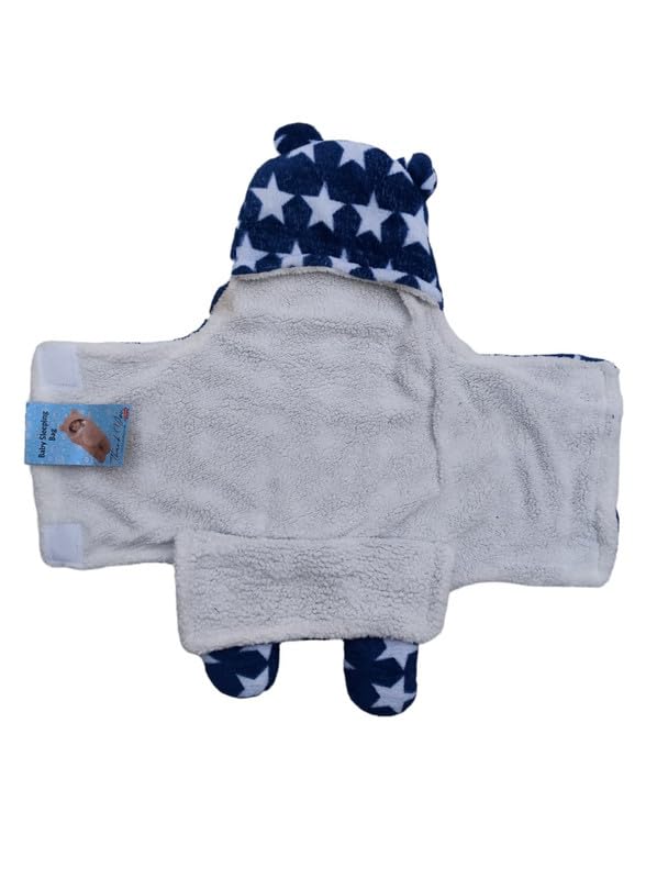 THE MODERN TREND THE MODERN TREND Youngster Blanket for Newborn Baby Hoodie Supersoft Wearable Wrapper for Baby Sleeping Bag for Baby Boys Girls - Image 4
