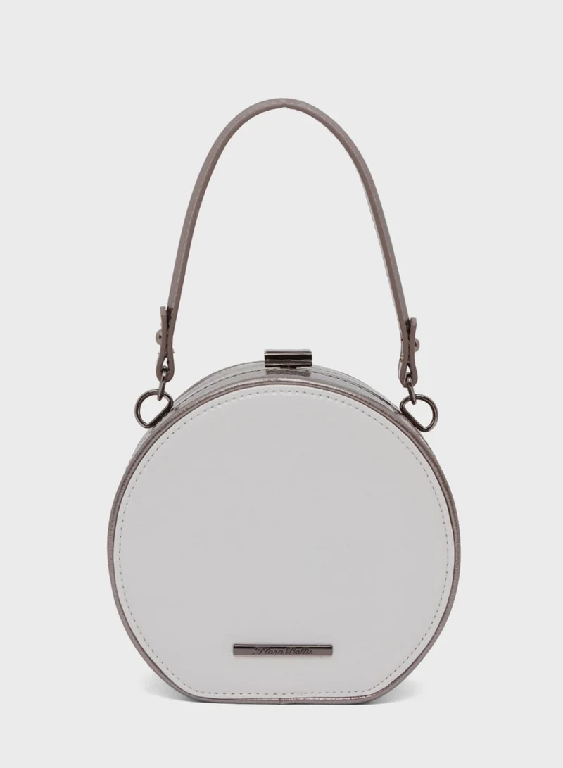 shoexpress Top Handle Round Clutch