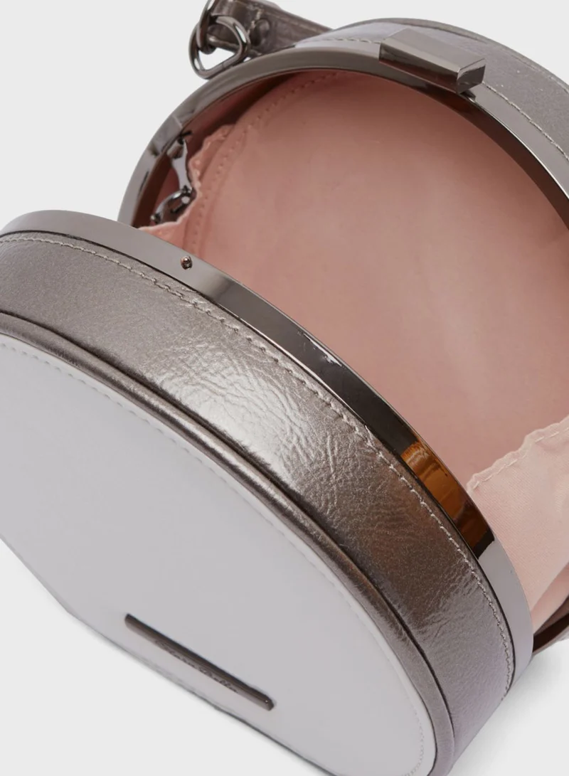 shoexpress Top Handle Round Clutch