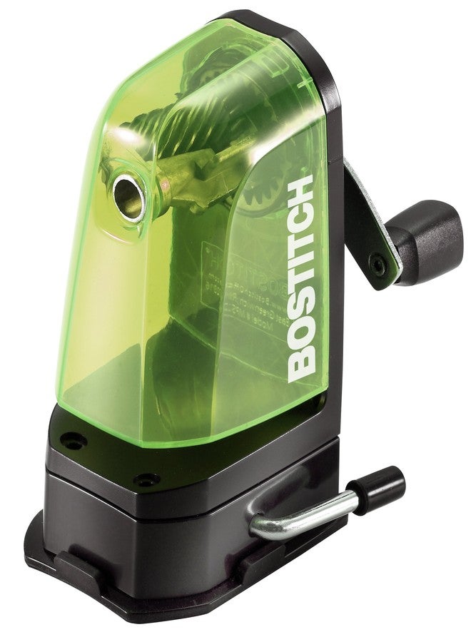 Bostitch Office Multi-Mount Manual Pencil Sharpener, Vacuum Mount or Screw Mount, Green (MPS2-GRN) (MPS2-Green) - Image 1