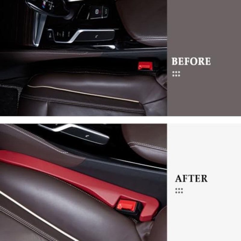 2PCS Car Seat Gap Filler, Flexible Seat Gap Organizer Between Seats for Tightly Filling Seat Gaps, Universal Car Side Seat Gap Filler Interior Car Accessories for Women and  Men - Image 4