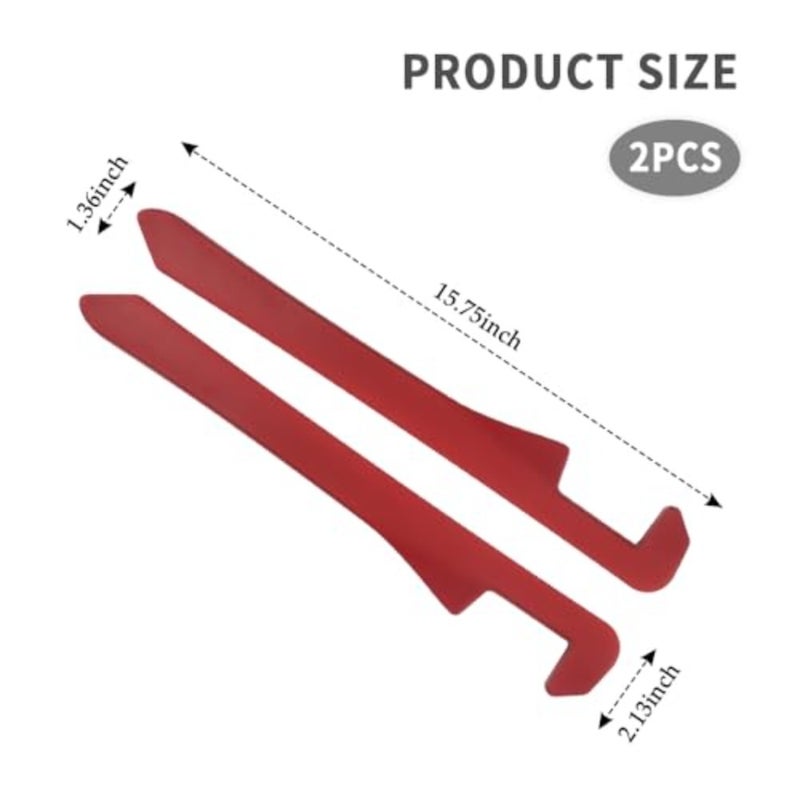 2PCS Car Seat Gap Filler, Flexible Seat Gap Organizer Between Seats for Tightly Filling Seat Gaps, Universal Car Side Seat Gap Filler Interior Car Accessories for Women and  Men - Image 2