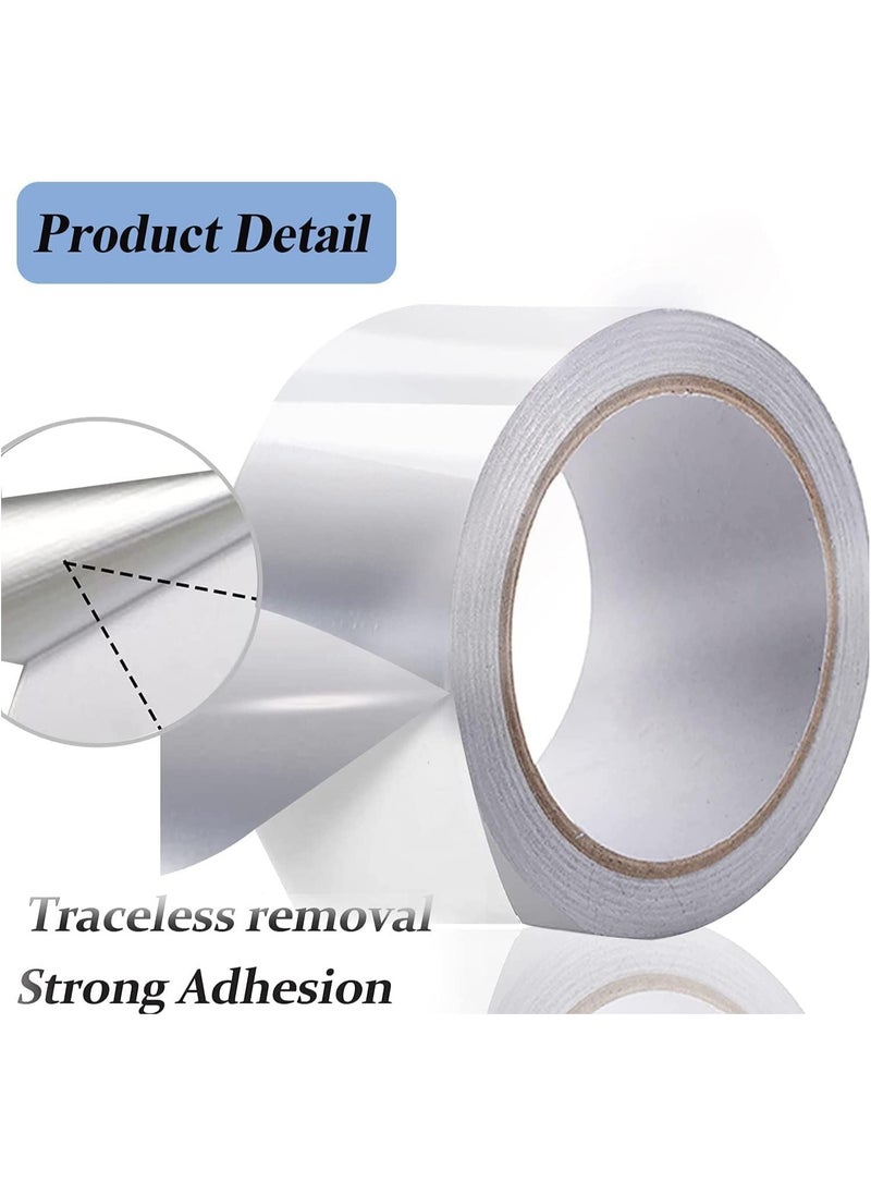 【Pack of 6】 Aluminum Foil Tape - 2 x 15 Yards | Insulation Adhesive Silver Metal Tape for HVAC, Sealing u0026 Patching Hot u0026 Cold Air Ducts - pzsku/Z5889FC15AD4A7472E205Z/45/_/1741119612/668c58ac-bf63-4d1e-9fee-247ce90754c9