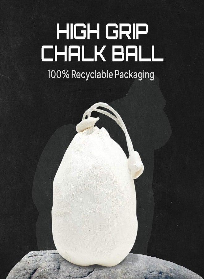 Beasty Chalk - Chalk Ball, 80 gram - Premium Gym Chalk in Refillable Sock - Non Toxic - Great for Climbing, Gymnastics, Weightlifting, Crossfit, Pool, Training - Image 2