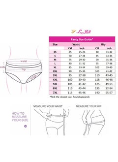Love Bell Premium Cotton Four-way stretch Panties - MULTIPACK - Regular and Plus Sizes - Classic Briefs for Women (UAE/KSA, Alpha, XL, Regular, Regular, Light Shades - 6 Pcs Pack)  - Image 4