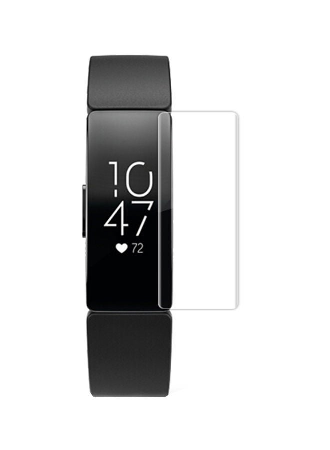 NIBEMINENT 3-Piece Soft Ultra Thin Anti Shock Screen Protector For Fitbit Inspire HR Clear - Image 1