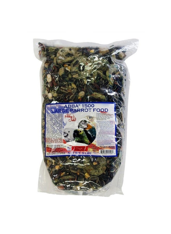 ABBA 1500 Bird Foods Large Parrot Food 5Lbs  - Image 1