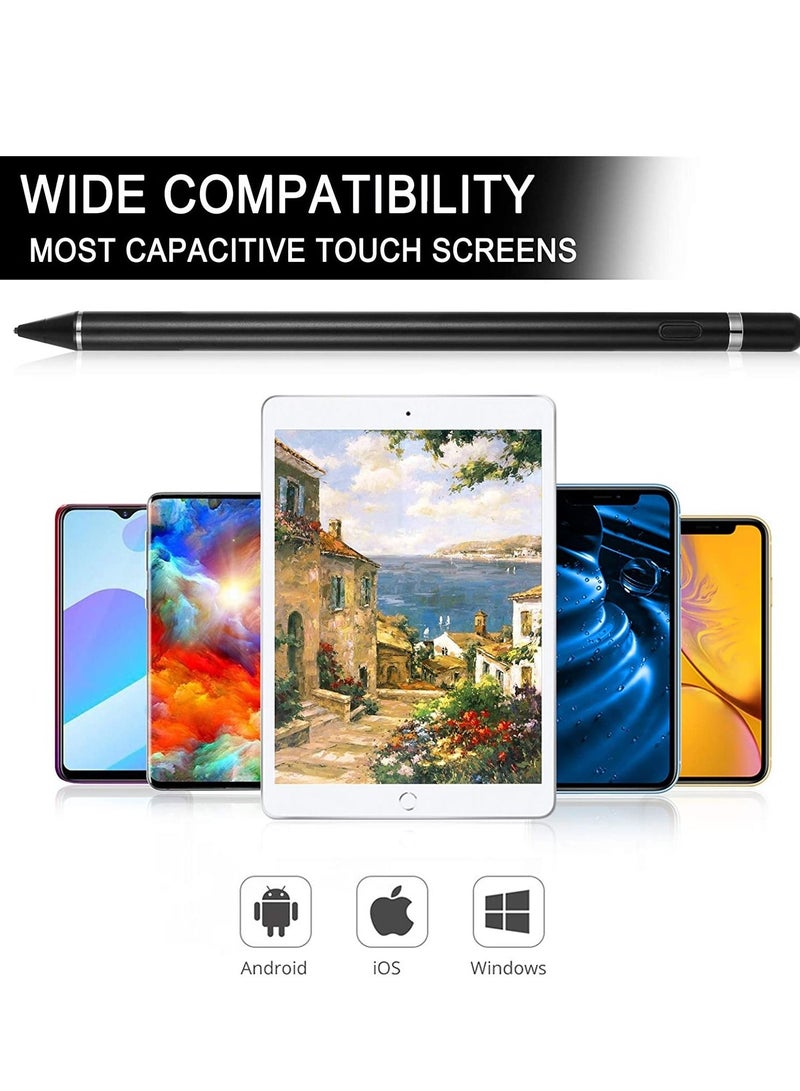 Active Stylus Pens for Touch Screens, Digital Stylish Pen Pencil Rechargeable Compatible with Most Capacitive Touch Screens - Image 5