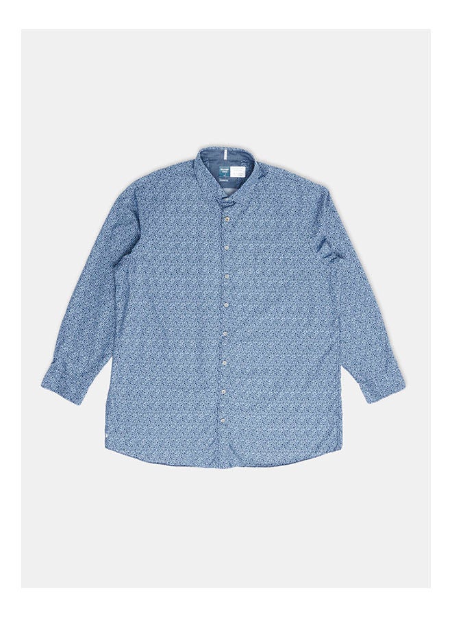 Olymp Collared Neck Long Sleeve Floral Shirt  - Image 1