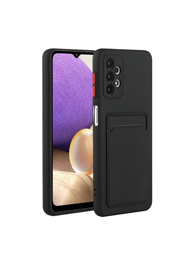 S-TOP Case For Samsung Galaxy A32 4G Card Slot Design Shockproof TPU Protective Case - Image 1