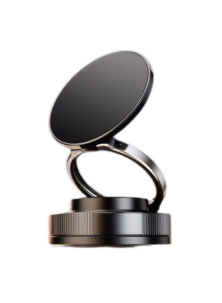 Vacuum Magnetic Car Phone Mount - 360° Rotating Foldable Dashboard Suction Cup Holder，Strong Magnetic Vacuum Suction Car Phone Holder Mount Universal for iPhone Android MagSafe Compatible Air Vent Dashboard Windshield - Image 3