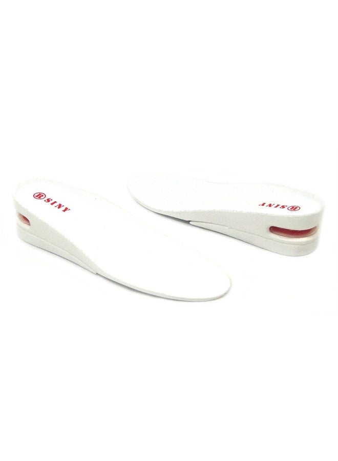 siny SINY® Full Length 2 inches 2-Layer Shoe Insoles for Men Height Increase Pad Air Cushion Lift Kit Foot Skin Care - Image 4