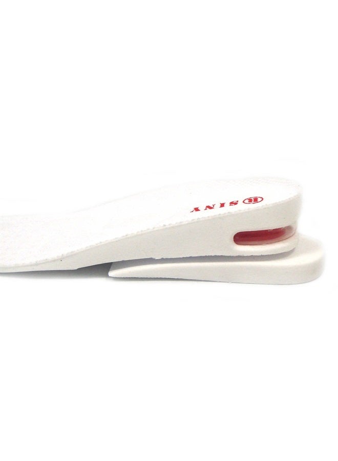 siny SINY® Full Length 2 inches 2-Layer Shoe Insoles for Men Height Increase Pad Air Cushion Lift Kit Foot Skin Care - Image 5