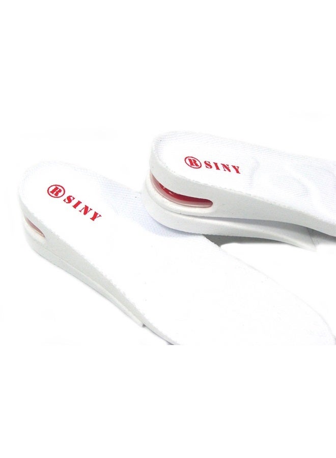 siny SINY® Full Length 2 inches 2-Layer Shoe Insoles for Men Height Increase Pad Air Cushion Lift Kit Foot Skin Care - Image 3