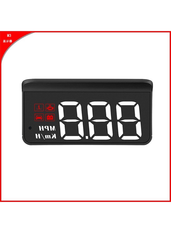 Generic Huduck Display, Huduck Pro Para Carros, Universal Head up Display for Car Huduck Pro, 3.7 in Car Display Windshield with Automatic Brightness Adjustment, Start and Stop with The Car (1pcs)  - Image 1