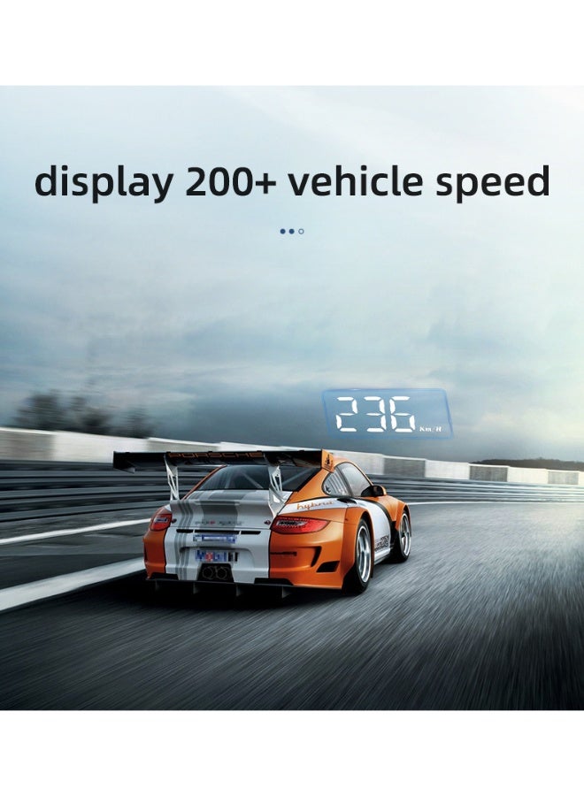 Generic Huduck Display, Huduck Pro Para Carros, Universal Head up Display for Car Huduck Pro, 3.7 in Car Display Windshield with Automatic Brightness Adjustment, Start and Stop with The Car (1pcs)  - Image 3
