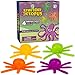 PICK A TOY Sticky Wall Crawling Toys for Kids Washable and Reusable Sticky Climbers 4 Pack Octopus Wall Crawling Sticky Toys Soft and Flexible Squishy Walkers Party Favors Easter Basket Stuffer - Image 3