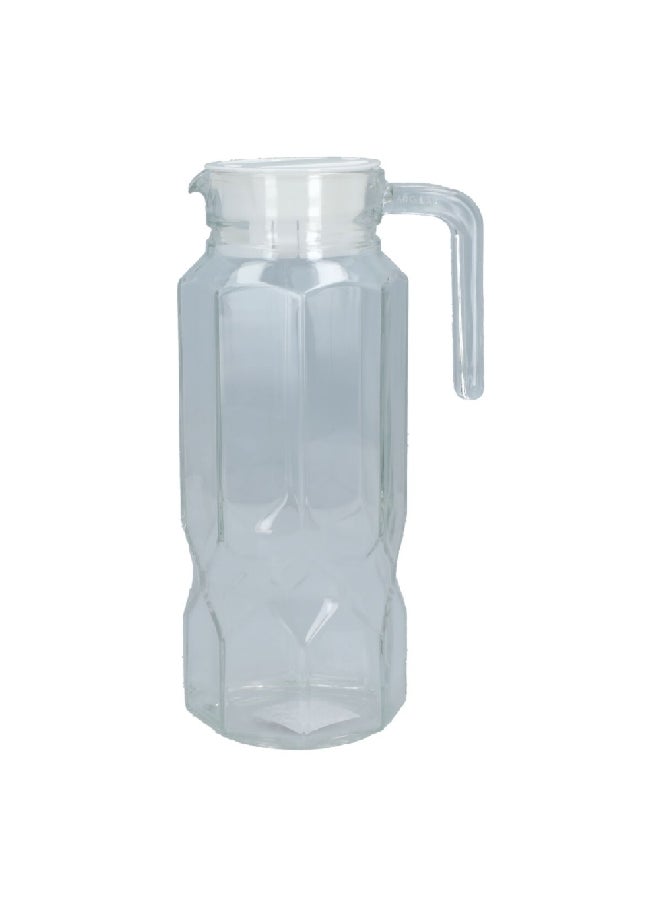 Luminarc - Octime High Quality Glass Pitcher Jug with Lid Clear 1.3 L L7351 - Image 1