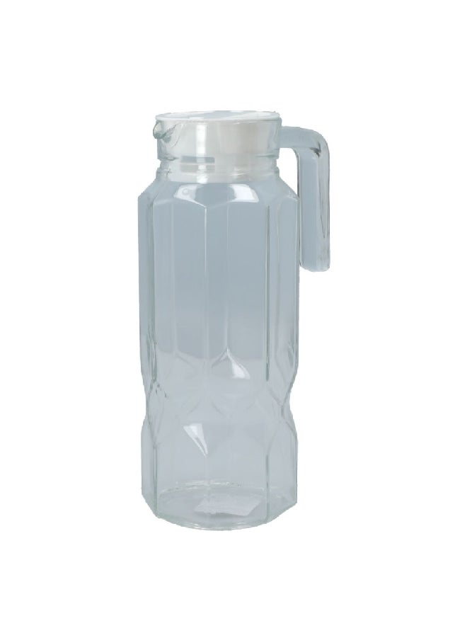Luminarc - Octime High Quality Glass Pitcher Jug with Lid Clear 1.3 L L7351 - Image 1