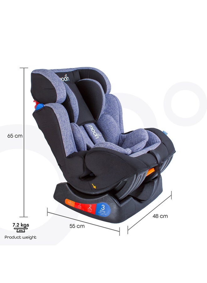 Moon Hefty Baby Car Seat – Group 0/1/2 Convertible Infant And Toddler Seat (0–25kg), Rear And Forward Facing, Safety And Comfort Focused – Violet Black - Image 4