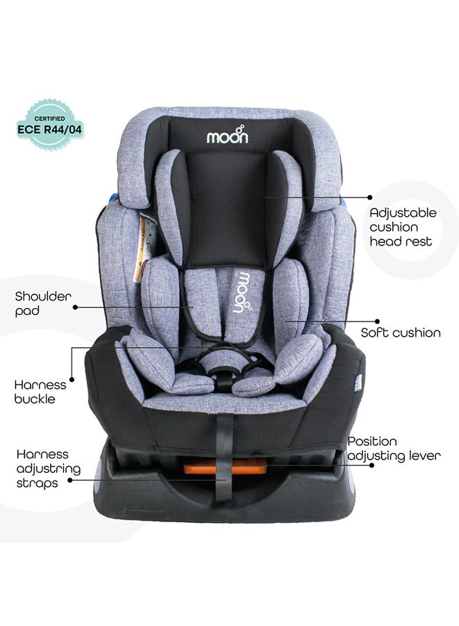 Moon Hefty Baby Car Seat – Group 0/1/2 Convertible Infant And Toddler Seat (0–25kg), Rear And Forward Facing, Safety And Comfort Focused – Violet Black - Image 2