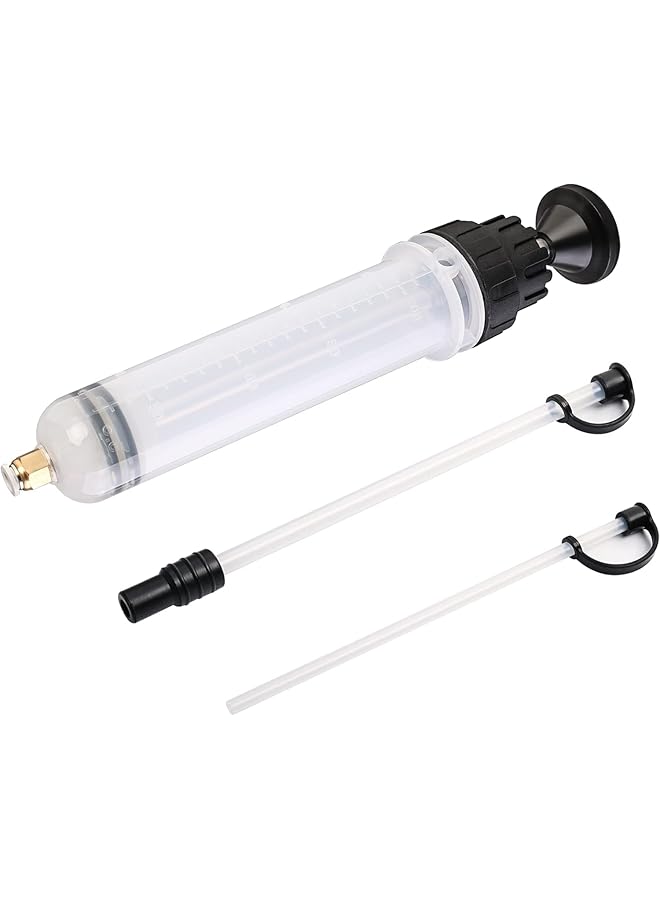 WEZCHUGHAOL 200Cc Oil Fluid Extractor, Fluid Syringe Pump Manual Suction Vacuum Fuel For Atv'S, Boats, Farm Equipment, Industrial Gear Boxes, Motor Vehicles, Oil Change Evacuation Pump  - Image 1