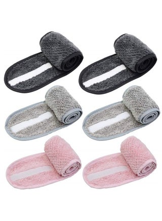 6 Pieces Spa Facial Headbands Adjustable Head Wraps for women,Makeup Shower Bath Facial Wraps Sports Headband Terry Cloth Adjustable Stretch Towel with Magic Tape - pzsku/Z588AA798ACCDDC6F9129Z/45/_/1687577404/1d854791-5c7f-4f1b-9bd0-d260768af6f0