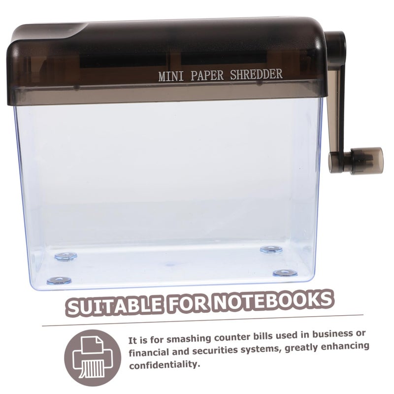 Desktop Handheld Paper Shredder Manual Cutter For School Projects Arts Crafts Lightweight Design - Image 4