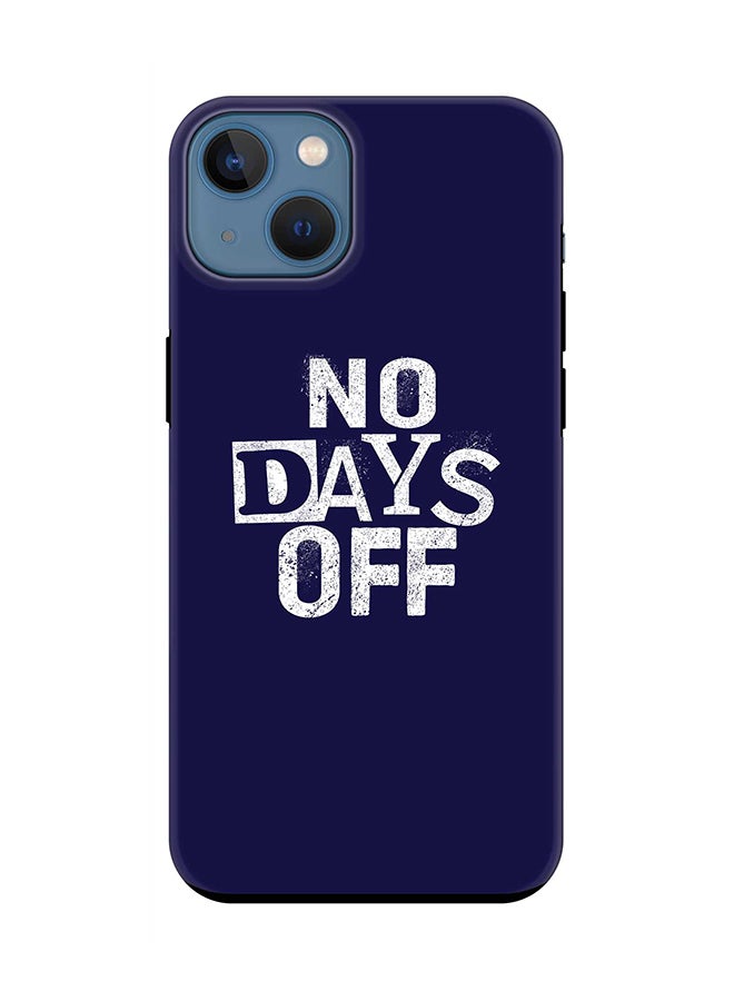 Stylizedd Tough Pro Case for iPhone 15 Plus Dual Layer Hybrid PC TPU Customized Mobile Cover Matte Finish Phone Case - No days off - Image 1