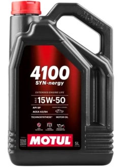 MOTUL Motul 4100 SYN-nergy 15W-50 Engine Oil -5L 