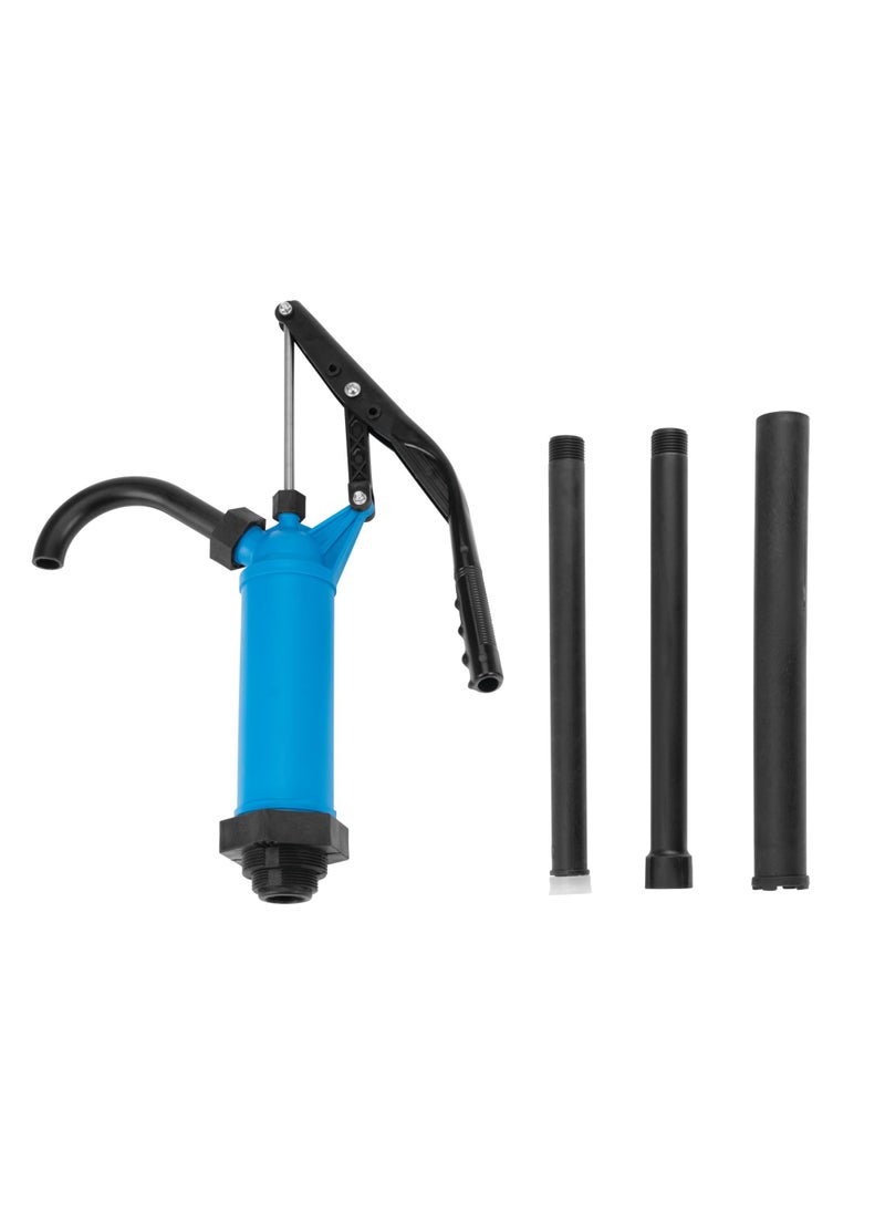 Performance Tool Performance Tool W54268 Blue General Purpose Lever Action Barrel Drum Pump - Fits 5 to 55 Gallon Drums  - Image 3