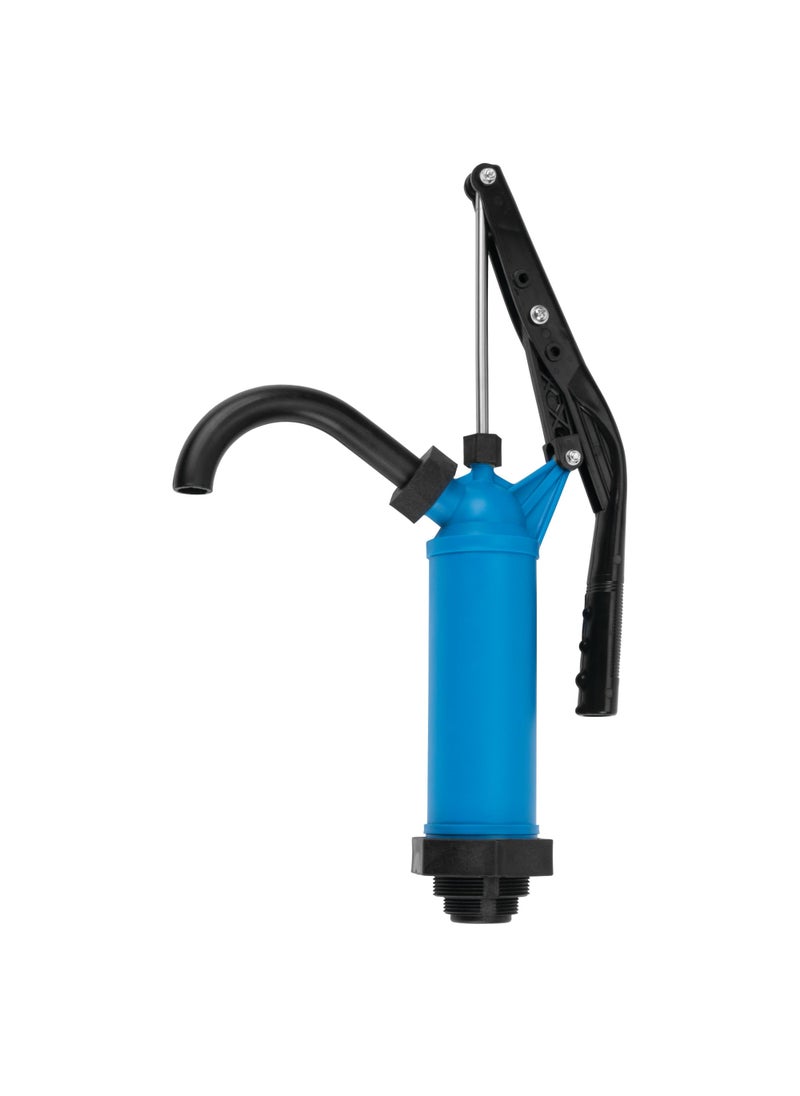 Performance Tool Performance Tool W54268 Blue General Purpose Lever Action Barrel Drum Pump - Fits 5 to 55 Gallon Drums  - Image 5