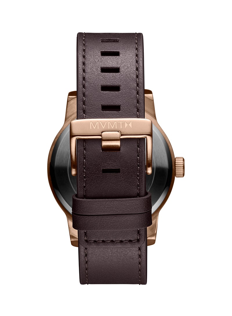 MVMT ROUND ANALOG MEN'S GREY CASE WATCH - 28000312-D - Image 2