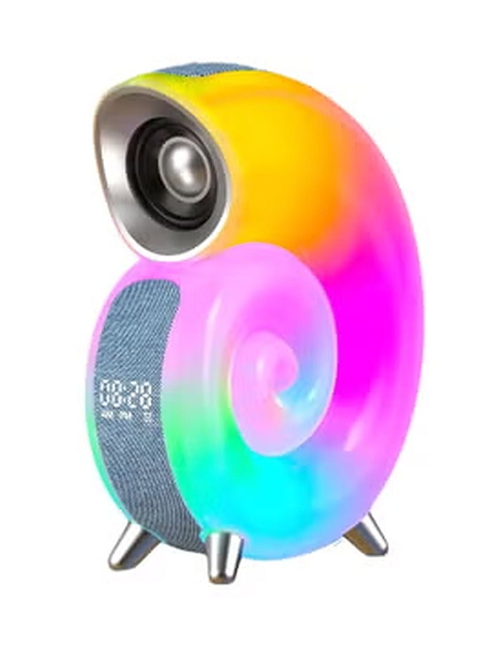 Conch Smart RGB Atmosphere Light Bluetooth Speaker Alarm Clock Wake-up Lamp White Noise Machine For Sleeping Baby - Image 1