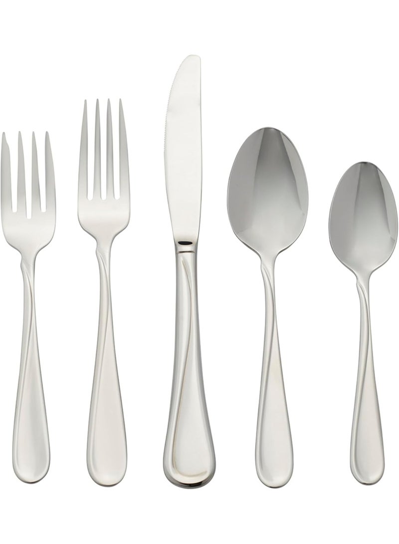 ONEIDA Oneida 2865045AL20 Flight 45 Piece Everyday Flatware Set, Service For 8  - Image 1