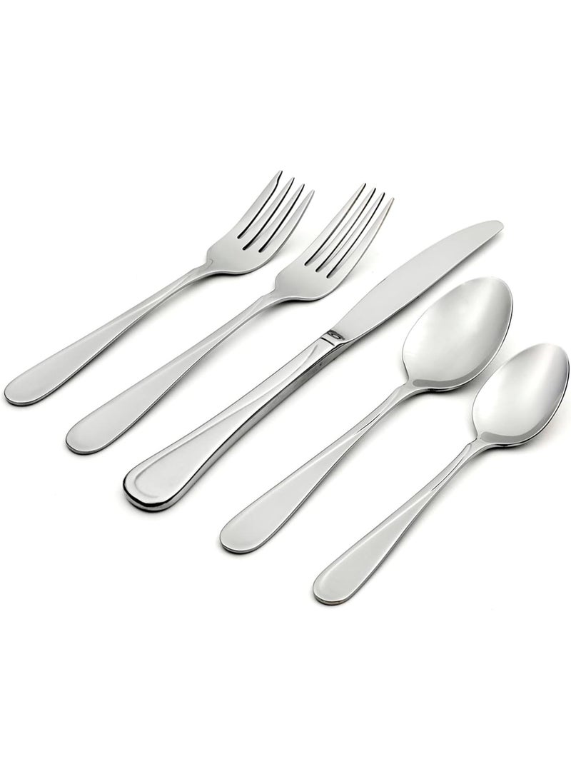 ONEIDA Oneida 2865045AL20 Flight 45 Piece Everyday Flatware Set, Service For 8  - Image 2