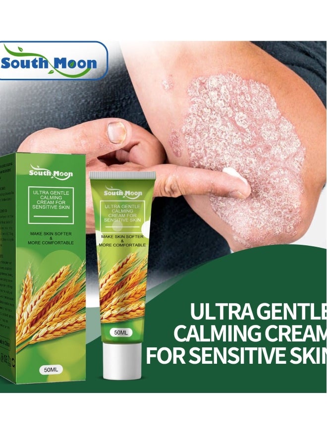 SOUTH MOON Natural Chinese Herbal Eczema Psoriasis Creams，Dermatitis and Eczema Pruritus Ointment， Psoriasis Treatment，Antibacterial Cream Skin Treatment Antipruritic cream，Faster Relief，Acne Removing Cream.  - Image 1