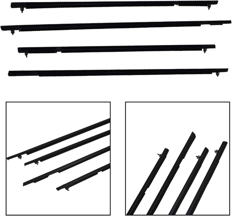 munirater Car Outside Window Moulding Weatherstrip Seal Belt Replacement for 2006-2011 Honda Civic - Image 3