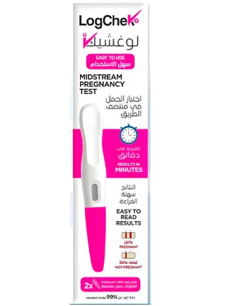 MIDTSREAM PREGNANCY TEST 2 PREGNANCY TEST