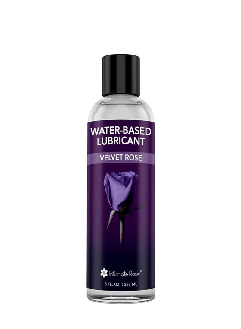 Intimate Rose Velvet Moisturizer Water Based Lubricants - 8oz  - Image 1
