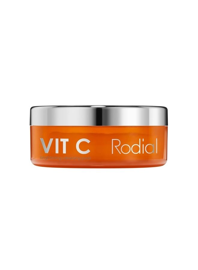 Rodial Vit C Brightening Cleansing Pads, 20, Toning and Purifying Pads, Resurfacing Pads for Day and Night, Vitamin C to Illuminate, AHA Acids to Exfoliate and Salicylic Acid to Tighten Pores - Image 1