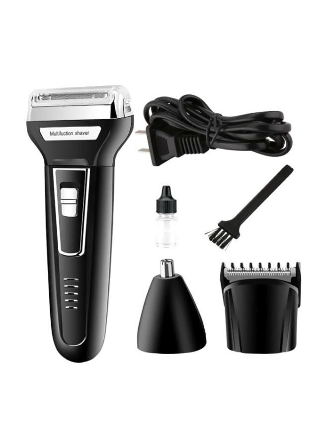 Kemei 3-In-1 Portable Electric Shaver Black/Silver - Image 1