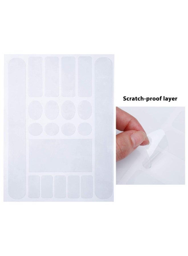 Generic 3 Pieces Bicycle Chainstay Protector Decal Chainstay Frame Guard Adhesive Protectors Film Cover for Mountain Bike Chain Protective Road Bike Folding Frame Front Fork Protective(3PCS)  - Image 2